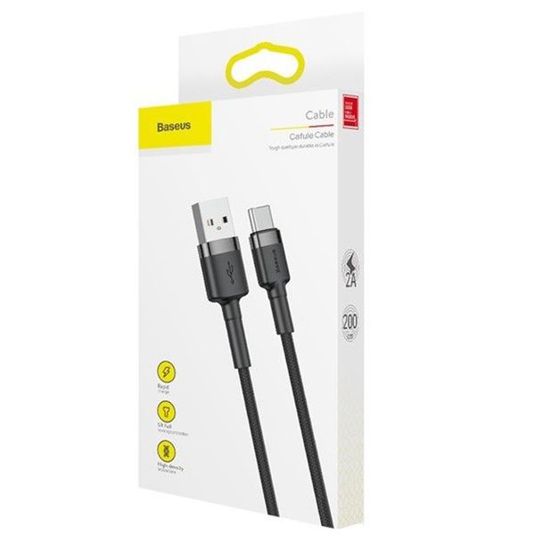 BASEUS Szybki Kabel USB-A - USB-C 2m do Telefonu Quick Charge 2A typ C zdjęcie 14