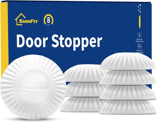 Odbojnik do Drzwi Ścienny Samoprzylepny 8szt Biały na Arena.pl