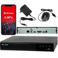 REJESTRATOR DO KAMER MONITORINGU IP 16 KANAŁÓW 8MP MONITORING CCTV ONVIF