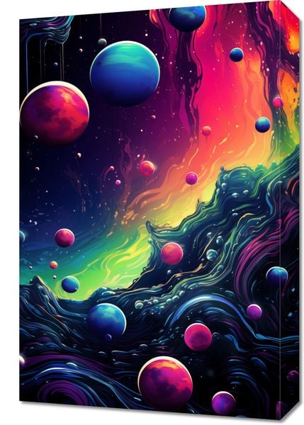 Obraz 40x60cm Kalejdoskop Galaktyk zdjęcie 1