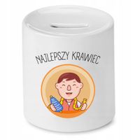 Skarbonka Dla Krawcowej Krawca Najlepszy Krawiec Z Nadrukiem Ze Zdjęciem