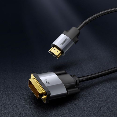 BASEUS 4K HDMI TO DVI CABLE 200CM DARK GREY na Arena.pl