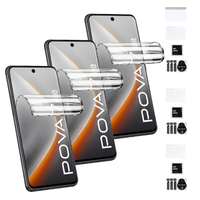 3X Folia ochronna do TECNO POVA 7 5G na ekran hydrożelowa mocna trwała TPU