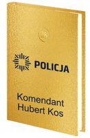 PLANER POLICJANTA notatnik tyg. ksiażkowy kalendarz A5 złoty srebrny 2026