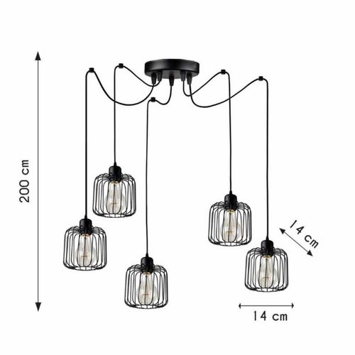 Lampa wisząca Cinque Ragno Rullo na Arena.pl