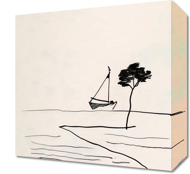 Obraz 30x30cm Spokój Przybrzeżny zdjęcie 1