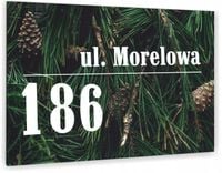 Tabliczka ADRESOWA ALUMINIOWA Tablica NUMER DOMU