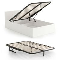 Stelaż do Łóżka 100x200 cm Podnoszony Metalowy Wkład pod Materac 28 listew