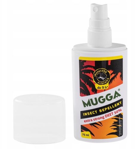 Mugga spray DEET STRONG 50% na komary kleszcze owady meszki 75ml na Arena.pl