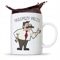 Dla Prezesa Viceprezesa Kubek Najlepszy Prezes Z Nadrukiem Ze Zdjęciem