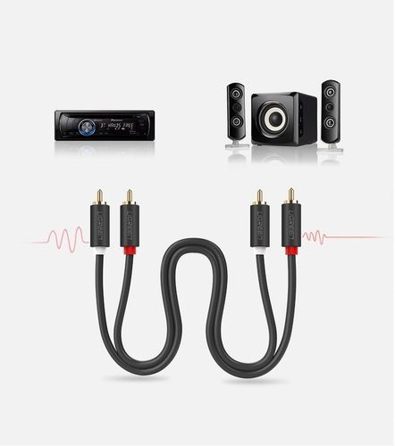 UGREEN KABEL AUDIO WIDEO STEREO WTYK 2X RCA DO 2 X RCA GNIAZDO CINCH na Arena.pl