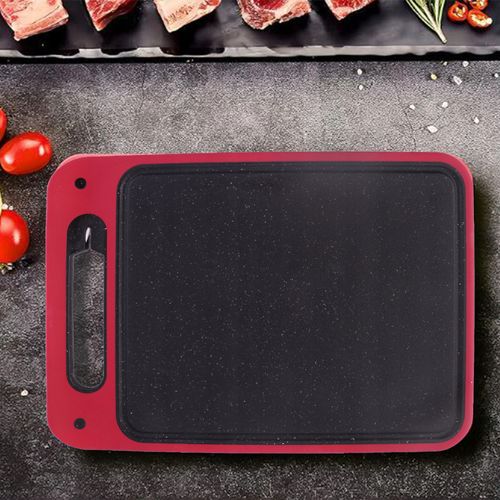 DESKA DO KROJENIA WARZYW OWOCÓW MIĘSA Z OSTRZAŁKĄ DO NOŻY UCHWYTEM KUCHENNA na Arena.pl