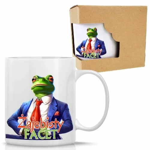 Kubek żajebisty facet dla chłopaka mężczyzny męża prezent dla faceta na Arena.pl