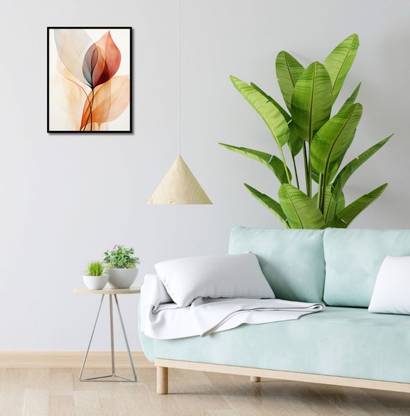 Plakat 40x50cm Eteryczne Liście zdjęcie 4