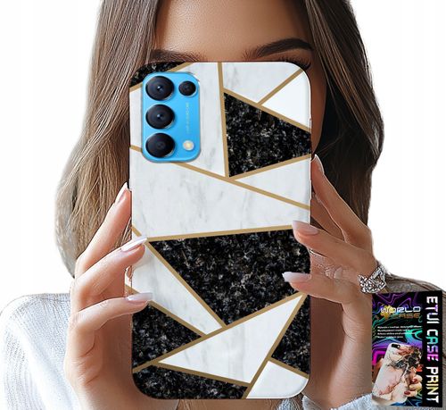 ETUI DO OPPO FIND X3 LITE - ELEGANCKIE MODNE WZORY CASE + SZKŁO na Arena.pl