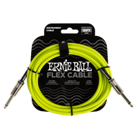 Kabel instrumentalny gitarowy mono JACK 3m Ernie Ball P06414 - zielony