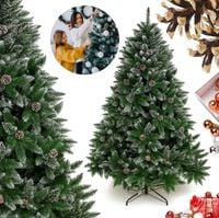 CHOINKA SZTUCZNA SOSNA DIAMENTOWA Zielona Gęsta Naturalna PREMIUM 220cm XXL