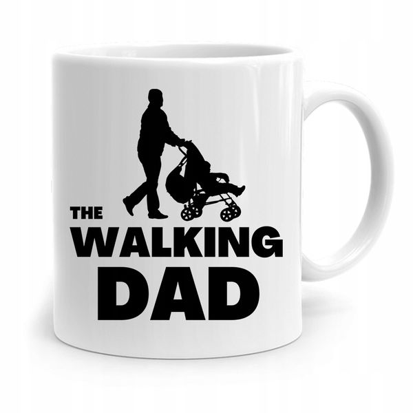 Kubek Na Dzień Ojca Dla Taty The Walking Dad Z Nadrukiem Ze Zdjęciem zdjęcie 1
