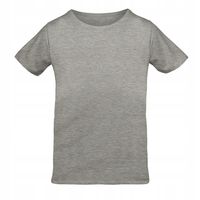 T-shirt Bawełniany Chłopięcy Gładki Szary na WF Młodzieżowy MORAJ 164-170