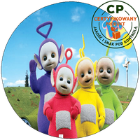Opłatek na tort - Teletubisie