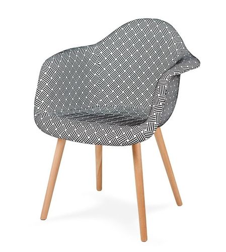 Fotel PLUSH splot - podstawa bukowa na Arena.pl