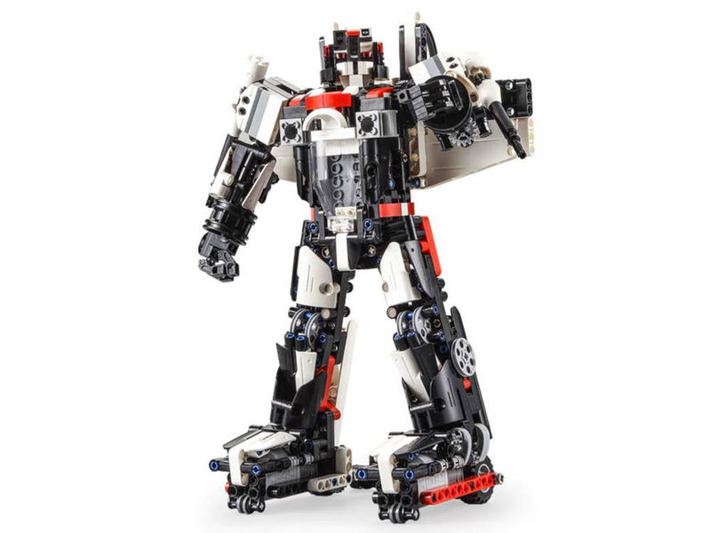 Klocki Konstrukcyjne Robot Samolot Z Klocków CADA Zdalnie Sterowane 917 Elementów zdjęcie 2