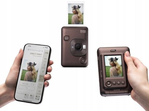 Aparat FUJIFILM Instax mini LiPlay Brązowy na Arena.pl