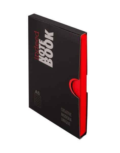 NOTES INDEED A5 LINIA CZERWONY ANTRA zdjęcie 1