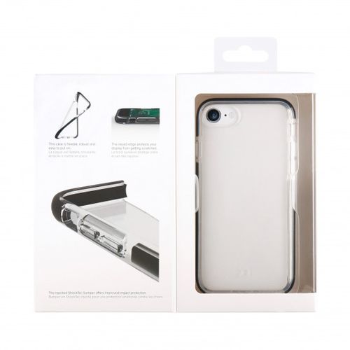 BUMPER XQISIT MITICO - iPhone 6/6S - CLEAR / BLACK na Arena.pl