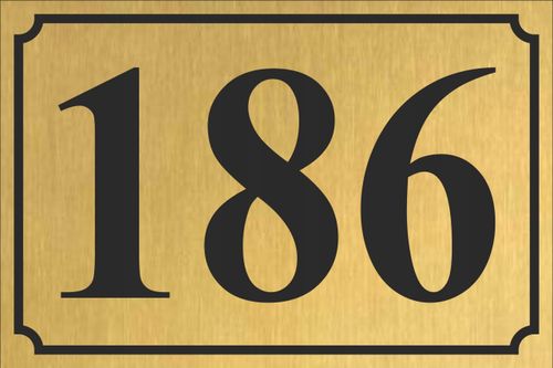 TABLICA Z NUMEREM DOMU TABLICZKA adresowa 40x30 na Arena.pl