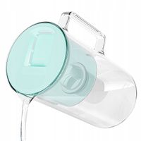 Dzbanek filtrujący szklany Wessper WES202-MT 3l Mięta 1x filtr aquaclassic