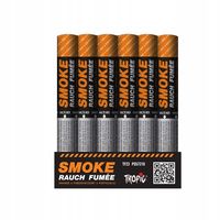 Pomarańczowa, ręczna świeca dymna 90 sek TF23O Tropic 6sztuk Z UCHWYTEM