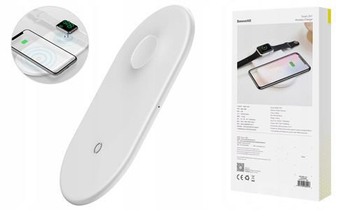 Baseus Ładowarka Indukcyjna iPhone Apple Watch 2w1 na Arena.pl