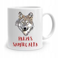 Dla Prezesa Viceprezesa Kubek Prezes Samiec Alfa Z Nadrukiem Ze Zdjęciem