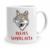 Dla Prezesa Viceprezesa Kubek Prezes Samiec Alfa Z Nadrukiem Ze Zdjęciem