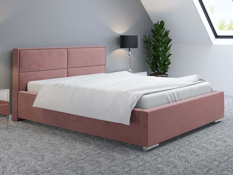 NOWOCZESNE ŁÓŻKO TAPICEROWANE 180X200 Z POJEMNIKIEM zdjęcie 3