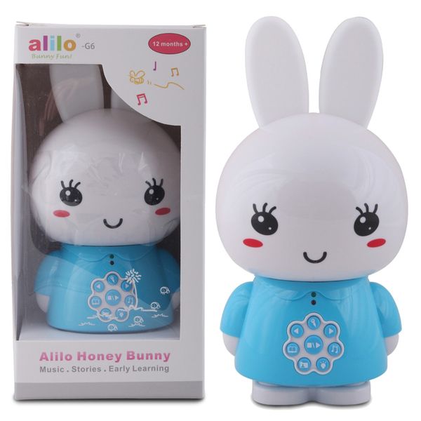 ALILO Króliczek interaktywny z bajkami Honey Bunny Niebieski zdjęcie 1