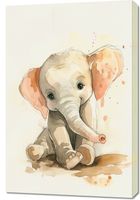 Obraz 60x90cm Siwy Słonik