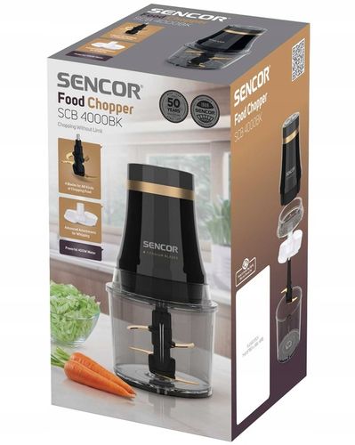ROZDRABNIACZ SIEKACZ DO WARZYW ŻYWNOŚCI ELEKTRYCZNY SENCOR 500 ML 400 na Arena.pl