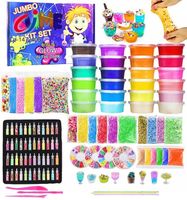 FLUFFY SLIME ZESTAW DO ROBIENIA SLIME FABRYKA GLUT JUMBO BOX SO SLIME