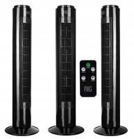 WENTYLATOR KOLUMNOWY DUŻY WIATRAK PODŁOGOWY TIMER OSCYLACJA KOLUMNA PILOT