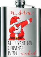 Piersiówka PREZENT na święta mikołajki z nadrukiem