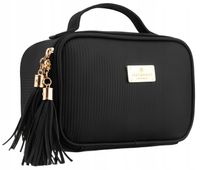 Damska kosmetyczka PETERSON elegancki kuferek podróżny z uchwytem