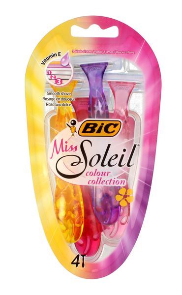 Bic Maszynka do golenia Miss Soleil Colour Collection 4  1op.-4szt zdjęcie 1
