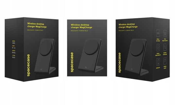 ŁADOWARKA INDUKCYJNA BEZPRZEWODOWA DO MAGSAFE STOJAK DO IPHONE 12 13 14 15 zdjęcie 4