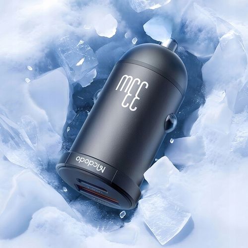 MCDODO MOCNA SZYBKA ŁADOWARKA SAMOCHODOWA DO TELEFONU 2X USB USB-C 33W LED na Arena.pl