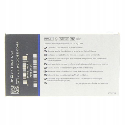 Soczewki Biofinity 6 szt. moc -1,75 BC 8,6 na Arena.pl