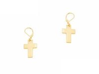 kolczyki drobne krzyżyki (p21/wio/52au)