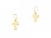 kolczyki drobne krzyżyki (p21/wio/52au)