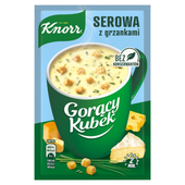 Knorr Gorący Kubek Serowa z grzankami 22 g x 10 sztuk